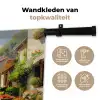 Dorp - Zon - Kraampjes - Huizen Wandkleed katoen klein -sfeer2