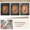 Felle kleuren - Banaan - popart Light Box met kabel (Tafellamp) klein -USP_dimbaarNL