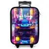 Neon nightcar Kinderkoffer - Zwart klein -zzz_website3d