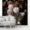 Bloemen - Jan Davidsz de Heem - Tijger - Schilderij - Stilleven - Oude meesters fotobehang vinyl groot -woonkamer