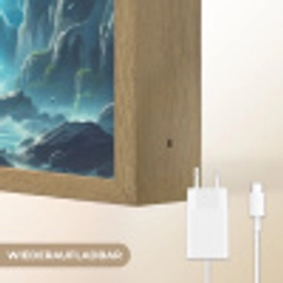 Dino - Blauw - Jongens Light Box met batterij (Wandlamp kind) middel -USP_websiteoplaadbaarDE