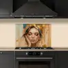 Vrouwen - Portret - Luxe - Goud keuken achterwand spatscherm klein -sfeer1