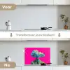 Man - Pak - Wolk - Roze keuken achterwand spatscherm klein -voor_na_NL