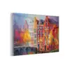 Grachtenpanden - Kunst - Schilderij - Amsterdam plexiglas 5mm klein -z3d