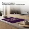 Oh hi - Paars - 3D Inductie beschermer vinyl 3mm klein -sfeer1