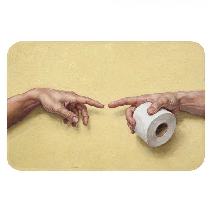 Klassiek - Kunst - Humor Badmat klein -3d