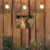 Leeuwin - Gras - Geel tuinposter los doek klein -sfeer1