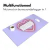 I liked it so it's mine - Neon hart - Paars Muismat XXL klein -sfeer4