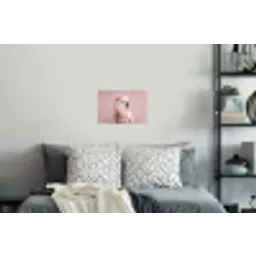 Kaketoe - Portret - Roze Muursticker klein -slaapkamer