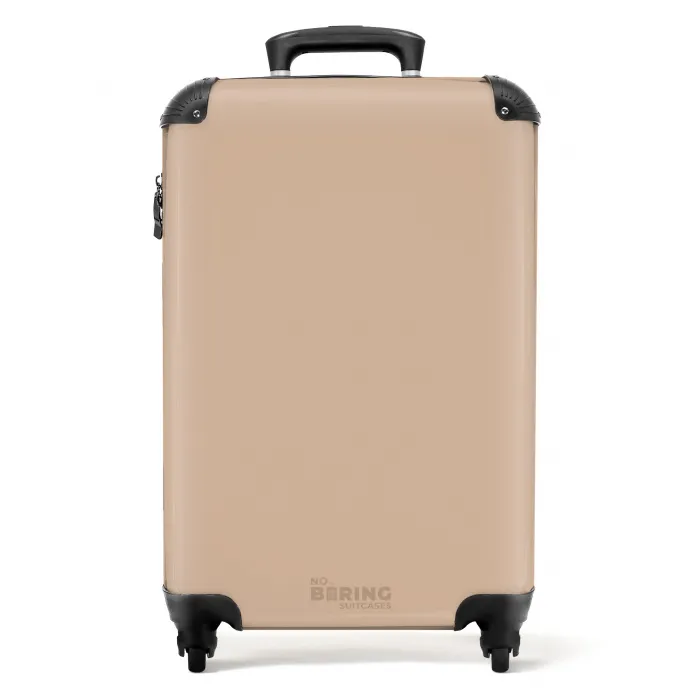 Nude - Licht taupe NBS - Handbagage koffer - Kinderen Unisex middel -productfoto_recht