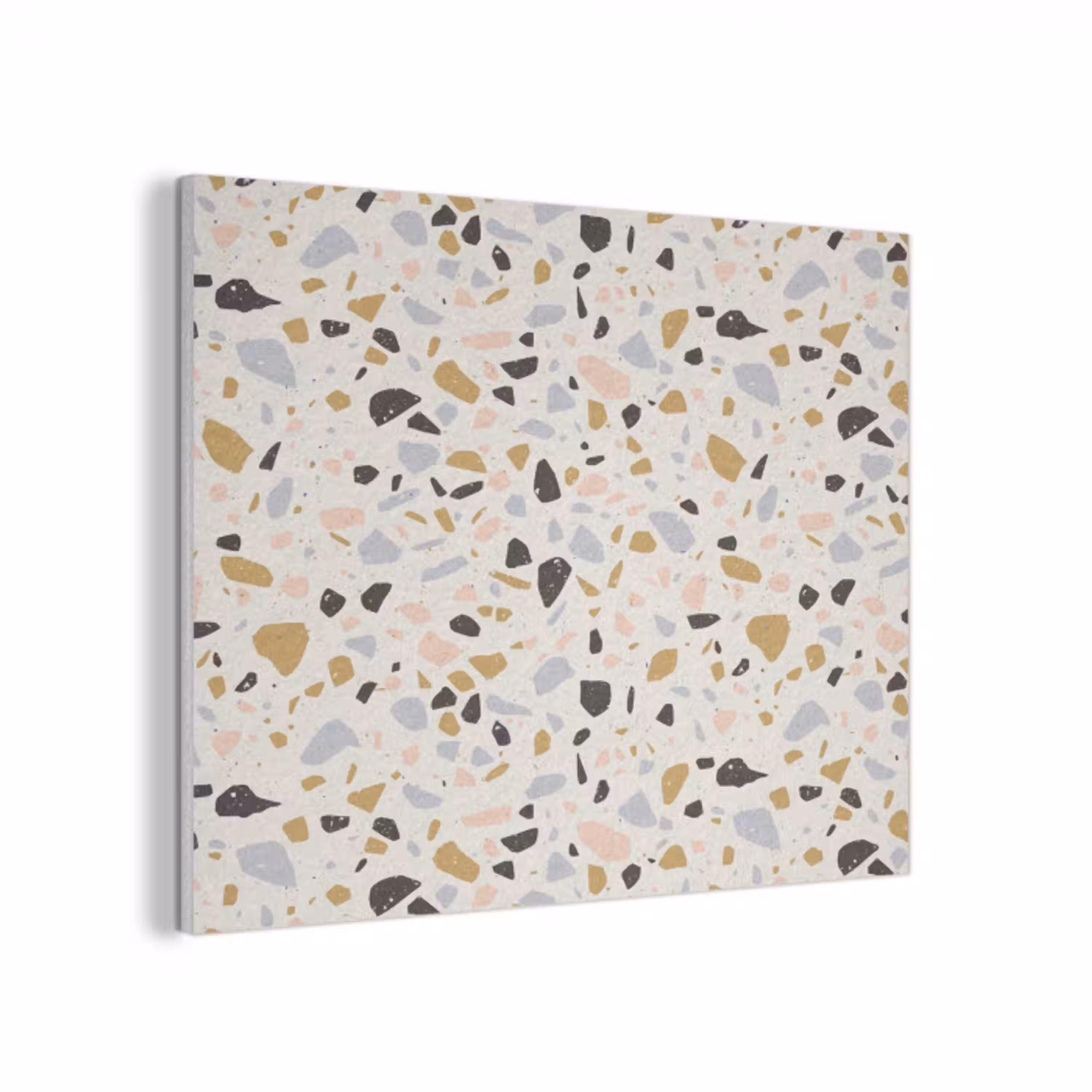 Terrazzo -  Patroon - Neutraal - Zacht - Multi PET vilt klein 837 -3d