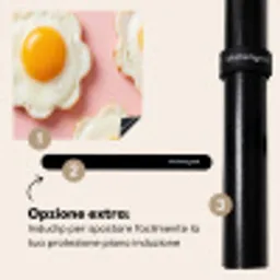 Eieren - Bloem - Roze Inductie beschermer vinyl 3mm middel -zzzzzzz-induclip_IT