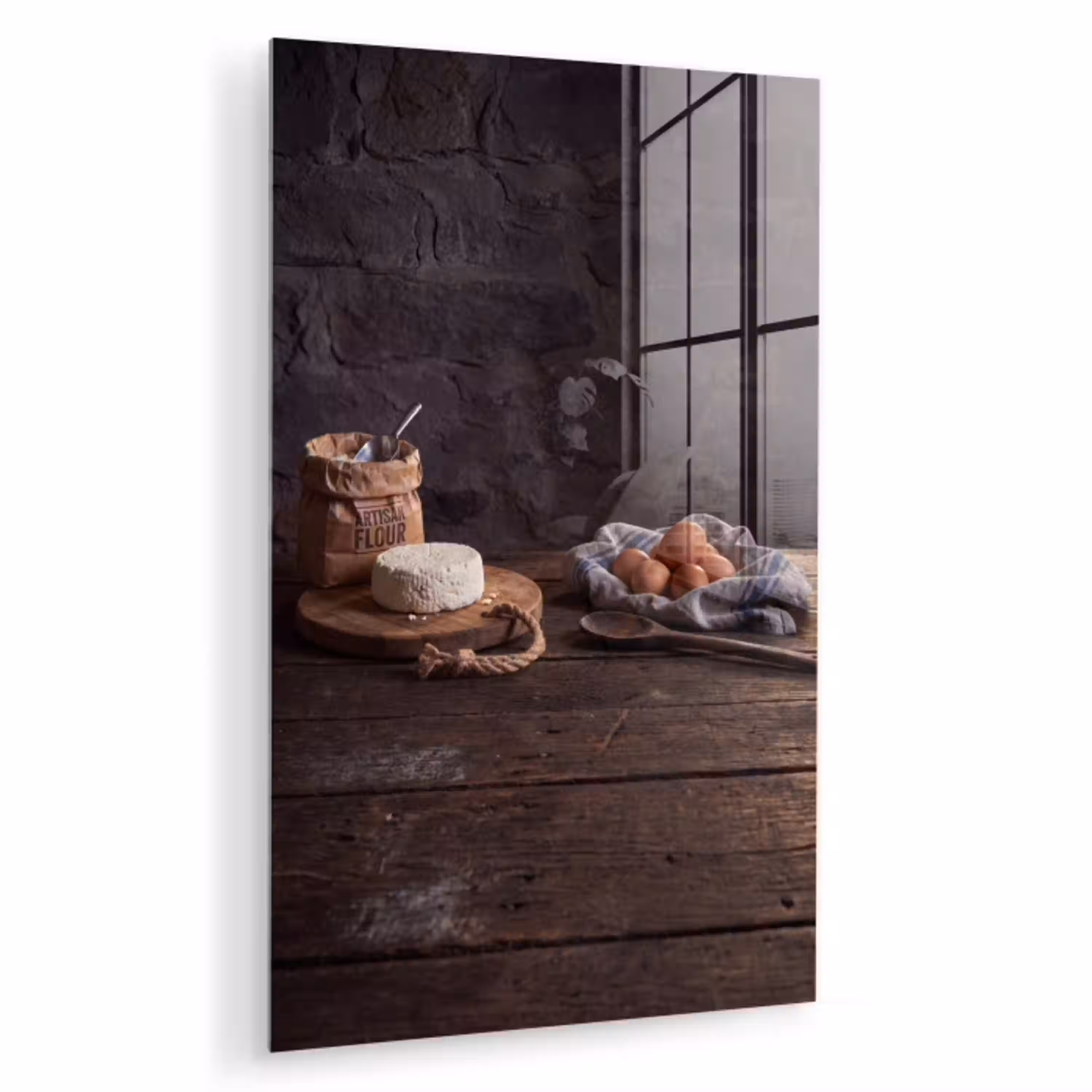 Meel - Eieren - Eten plexiglas 5mm klein -zzzproduct_nieuw