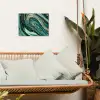 Marmerlook - Luxe - Goud - Turquoise - Glitter tuinposter los doek klein -sfeer7