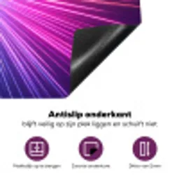 Abstract - Light - Burst - Modern - Colorful Inductie beschermer vinyl 3mm klein -zzzzzzz-cc-onderkant