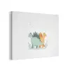 Planten - Sterren - Dinosaurussen - Oranje PET vilt klein -3d