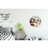 Kerstsfeer - Landelijk - Rood Wandcirkel aluminium klein -kinderkamer