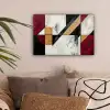Modern - Abstract - Geometrisch - Rood - Industrieel canvas 2cm klein -sfeer1