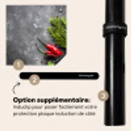 Contrast in Smaak en Textuur Inductie beschermer vinyl 3mm middel -zzzzzzz-induclip_FR