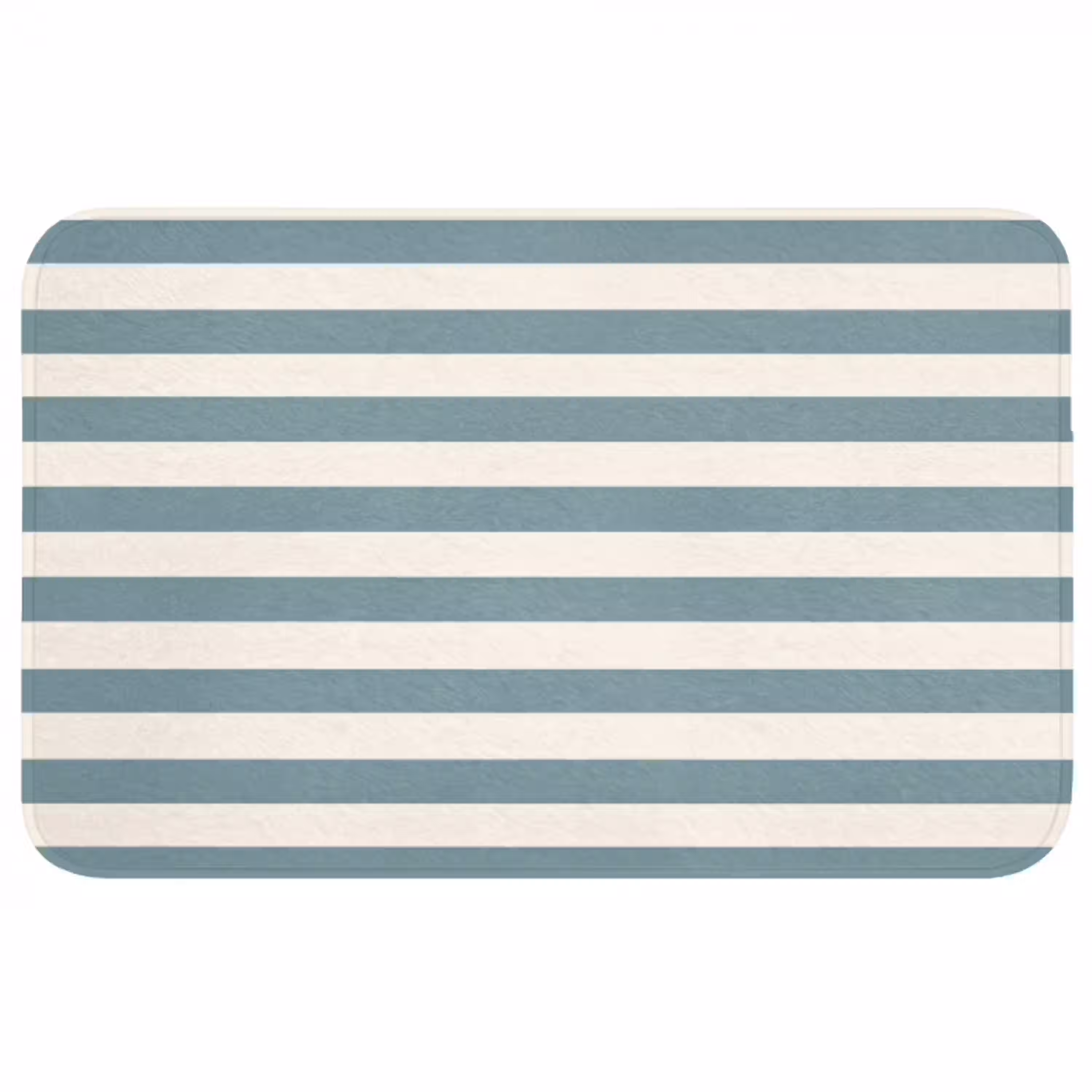 Strepen - Modern - Blauw WCmat middel 1009 -3d