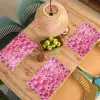 Roze - Schuim - Bubbels Placemat vinyl groot -zzsfeer5_Kitchenyeah-website