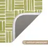 Vlecht - Patroon - Groen WCmat klein 1009 -USP_AntislipNL