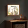 Giraffe - Wilde dieren - Natuur - Kinderen Light Box met batterij (Wandlamp kind) middel -sfeer5_kind