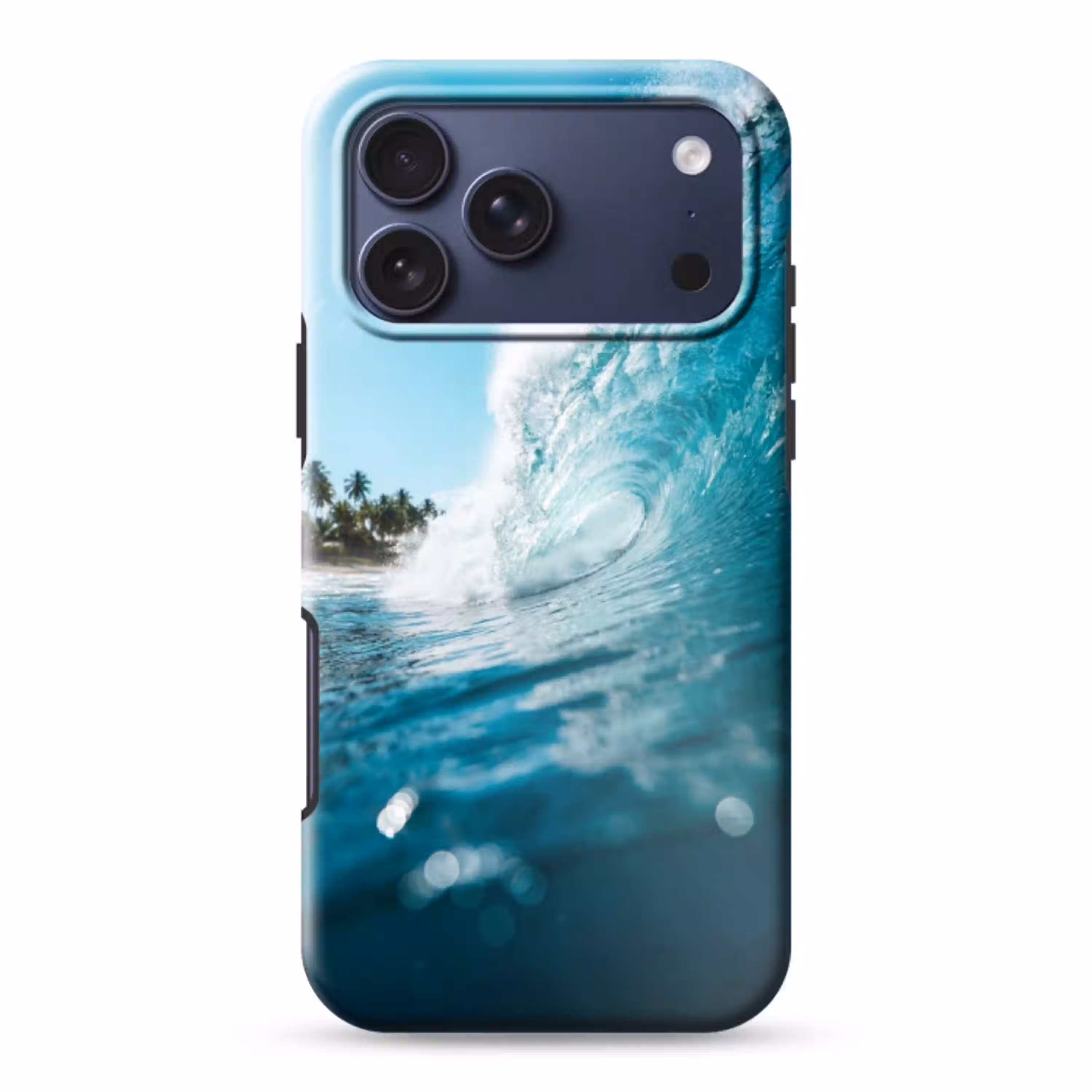 Oceaan - Golf - Strand - Natuur - Blauw Toughcase MagSafe Apple iPhone 17 Pro Max klein -3d