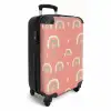 Koraal kleurenbogen NBS - Handbagage koffer - Unisex middel -productfoto_3d