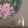 Vissen - Koraal - Zee - Mozaïek Akoestische PET Vilt - Rond klein -sfeer5_closeup