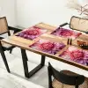 Dahlia - Bloem - Close up - Roze Placemat vinyl groot -zzsfeer4_Kitchenyeah-website