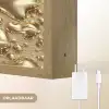 Druppels - Organisch - Goud Light Box met batterij (Wandlamp) middel 907 -USP_websiteoplaadbaarNL