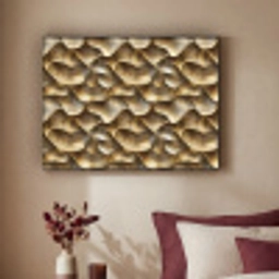 Abstract - Antiek - Goud Textielframe zwart klein 947 -sfeer1