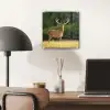 Hert - Gewei - Gras - Natuur - Dieren - Groen plexiglas 5mm klein -sfeer6