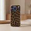 Pantervacht - Realistisch - Bruin Telefoonhoesje iPhone 17 Pro klein -sfeer2