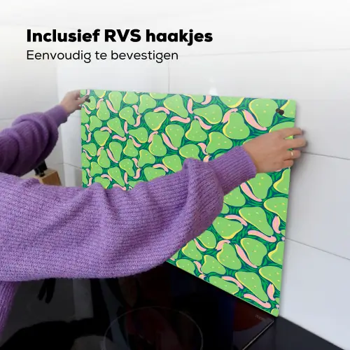 Peren - Groen - Roze Inductie beschemer met haakjes klein 777 -ky-ophangen-nl