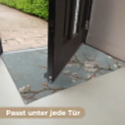Botanisch - Stilleven - Blauw Deurmat klein -USP_DE