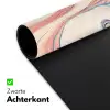 Marmer - Pastel - Roze - Blauw - Marmerlook - Abstract Muismat XXL klein -sfeer2