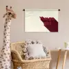 you go girl - 3D - Rood Wandkleed katoen klein -wsfeer5_kind