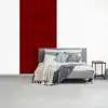 Rood - Vogel - Patroon fotobehang vinyl groot 64 -slaapkamer