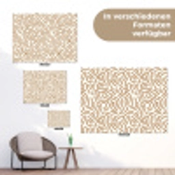 Minimalistisch - Patroon - Terracotta tuinposter los doek klein 239 -Xsfeer9_DE