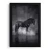 Paard - Magisch - Zwart fotolijst zwart zonder passe partout klein -3d