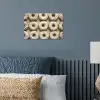 Donuts - Chocolade - Wit - Beige poster papier klein -sfeer2