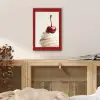 Cupcake - Kers - Rood aluminium wit klein -sfeer3