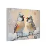Vogels - Tak - Winter - Sneeuw PET vilt klein -3d