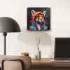 Graffiti - Vos - Jas - Pop art plexiglas 5mm klein -sfeer6