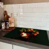 Vrouw - Rood - Groen - Druiven Inductie beschermer vinyl 3mm klein -sfeer3