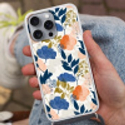 Bloemen - Botanisch - Kleurrijk Hoesje iPhone 16 Pro Max met koord klein 804 -sfeer3