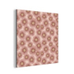 Gerbera - Bloemen - Roze aluminium wit klein 46 -3d
