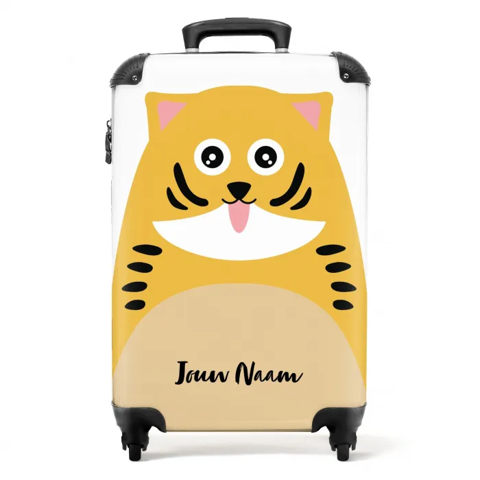 Kaatje kat NBS - Handbagage koffer - Kinderen Unisex middel -productfoto_recht